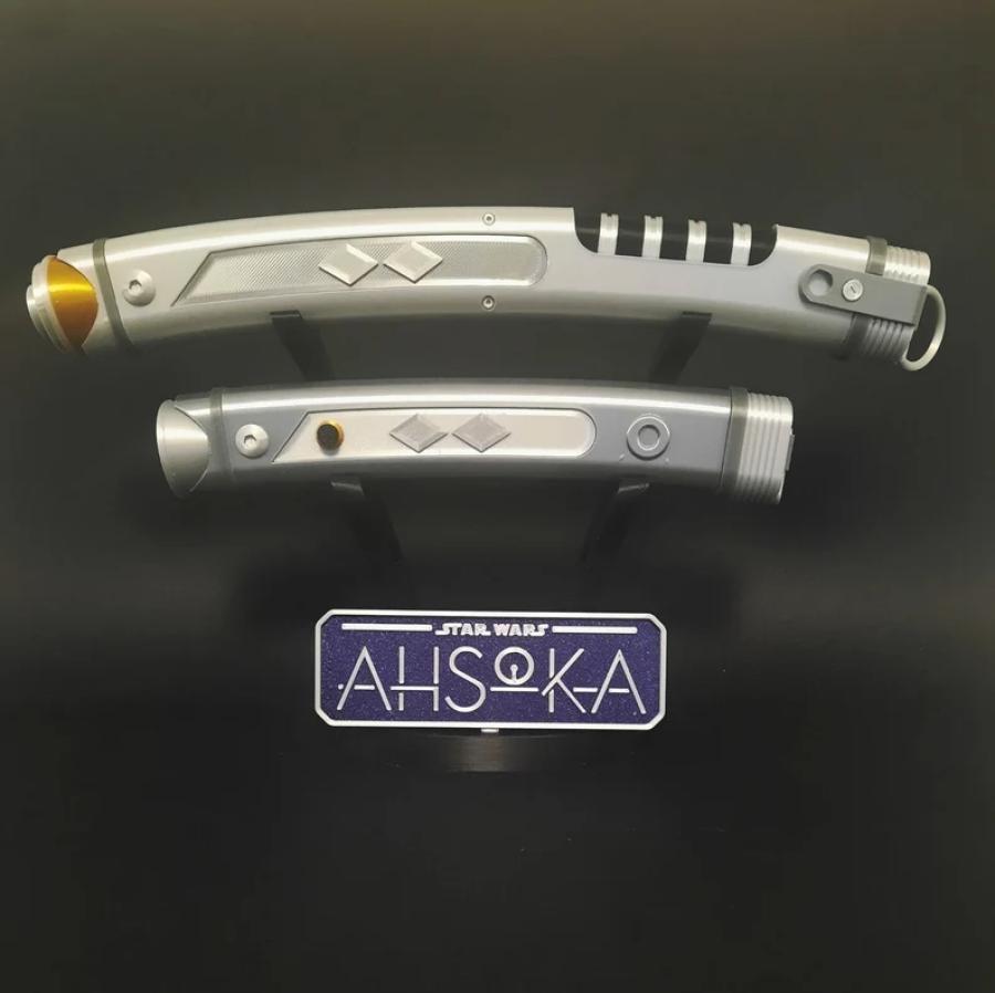 Ahsoka Tano Lightsaber Replica - 3D Printed plastic prop - Star Wars Inspired
