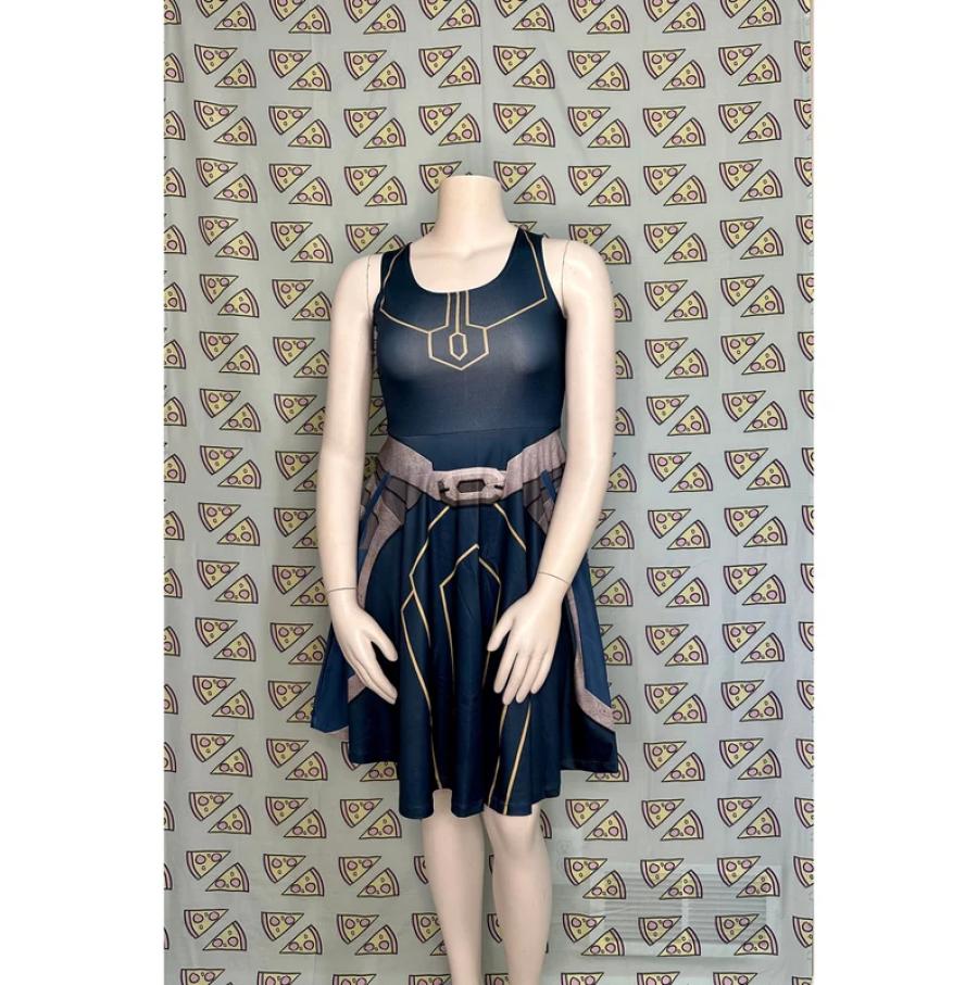 Mandalore Ahsoka Tano Inspired Skater Dress with Pockets