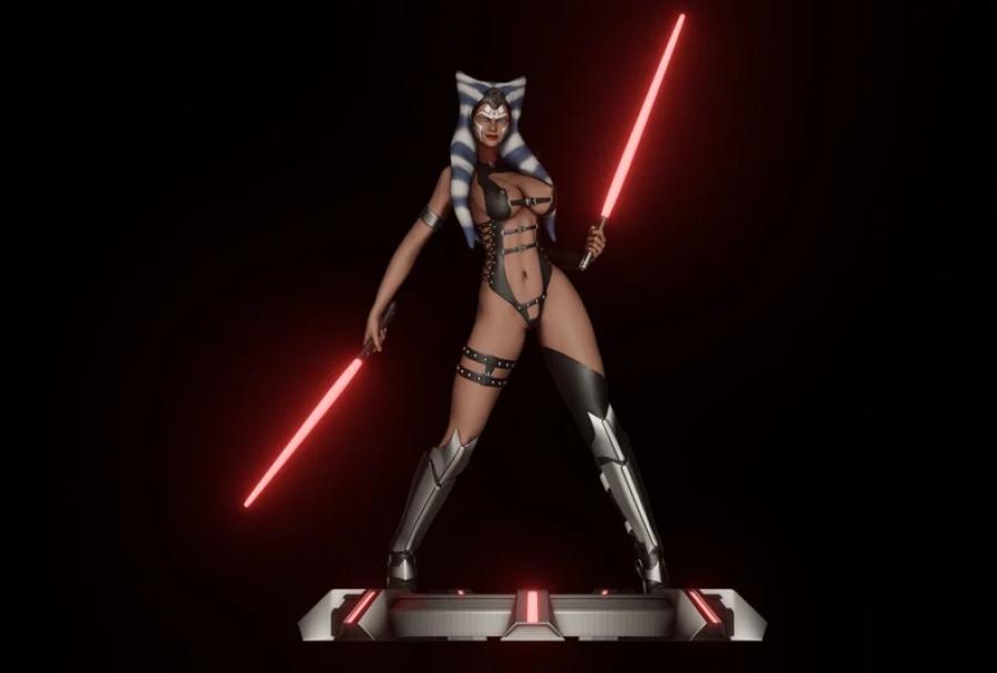 Ashoka Tano | Star Wars, 3D Printed Figure STL File (Digital)