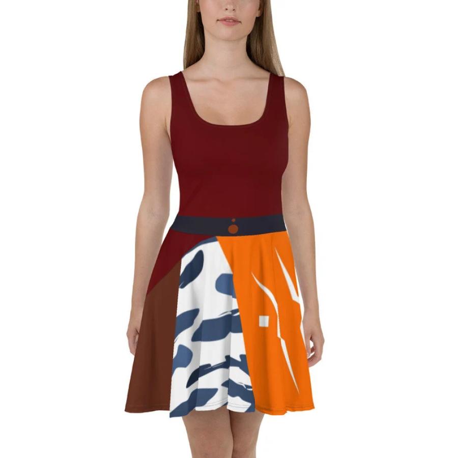 Ahsoka Tano womens skater dress, Dress Star Wars Cosplay, Ahsoka Tano 
