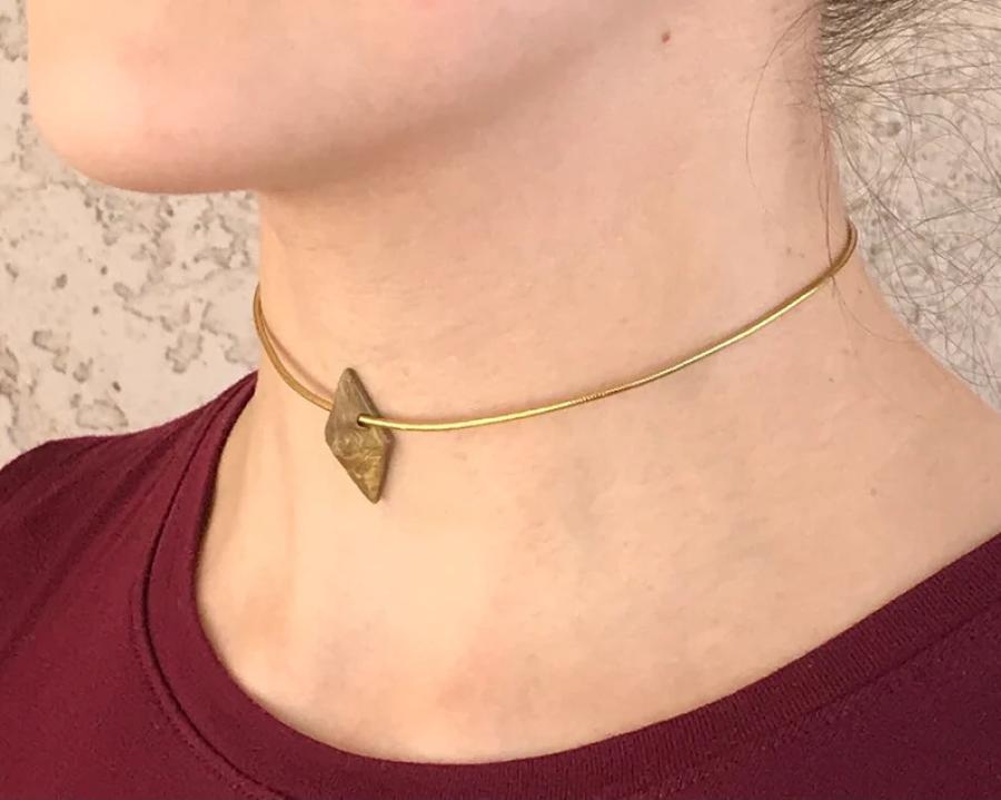 Ahsoka-inspired Choker Necklace—Elastic — Cosplay, Disneybound, Everyday Geek Accessory