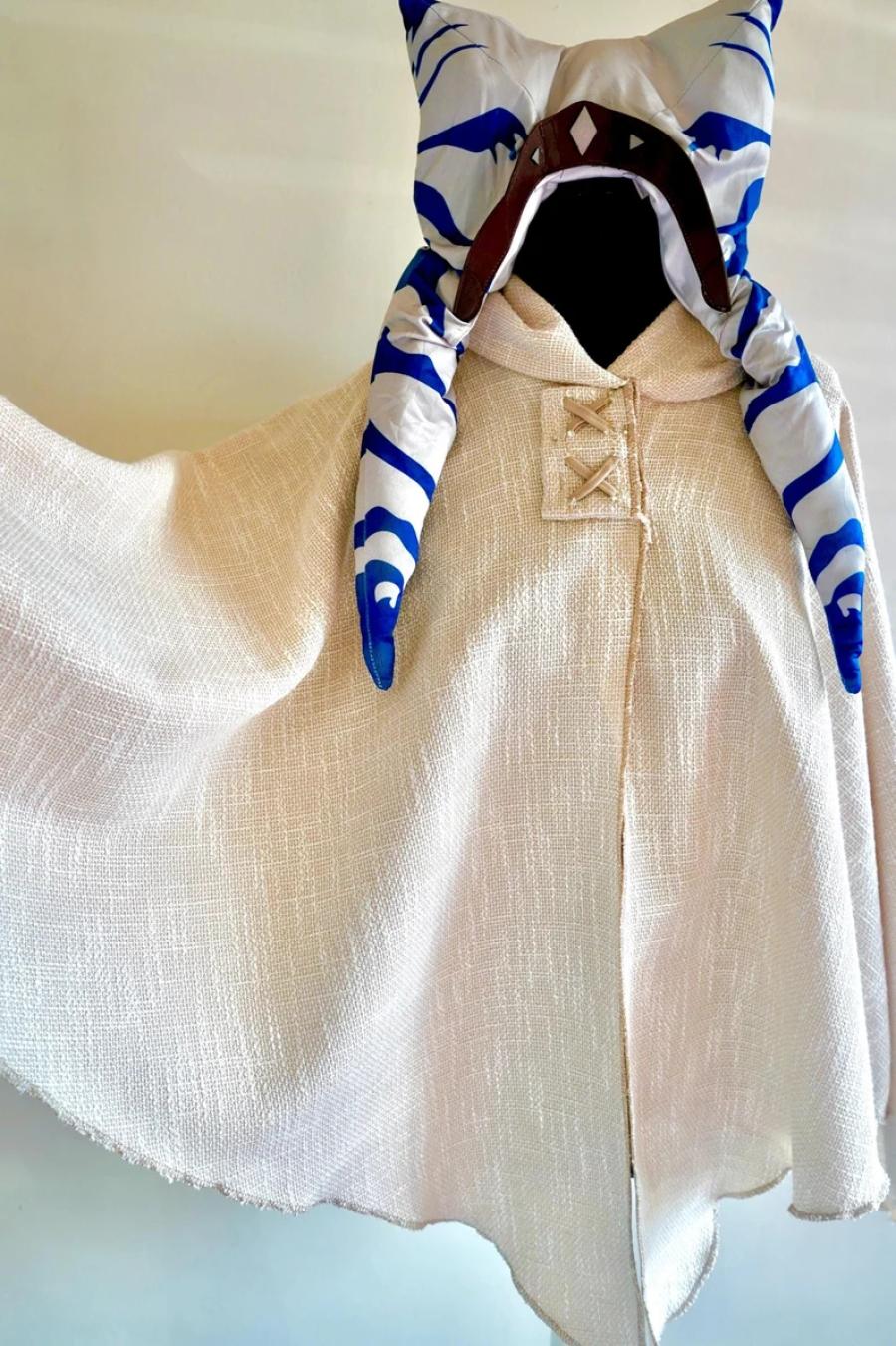 Halloween Womens Star Wars Ashoka Tano inspired Cloak, Halloween Costume, Star Wars Cosplay, Fancy Dress made to order