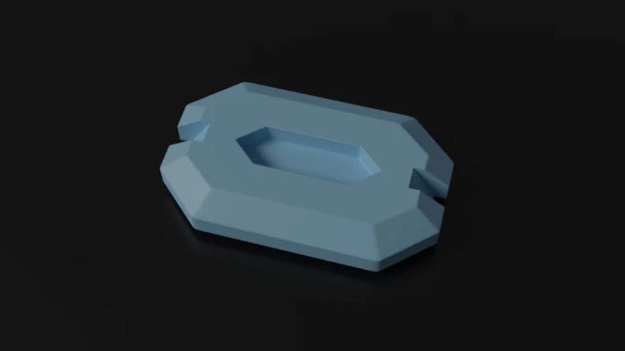 Ahsoka's belt buckle - the clone wars version - STL file - custom replica