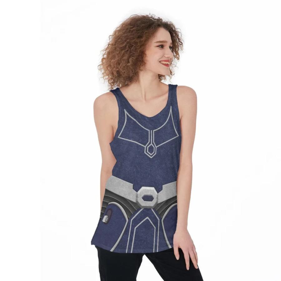 Ahsoka Tano Blue Tank Top, Star Wars Clone Wars Armor Unisex Costume, Disney Running Cosplay, Disneyland Outfits, runDisney Marathon Shirts