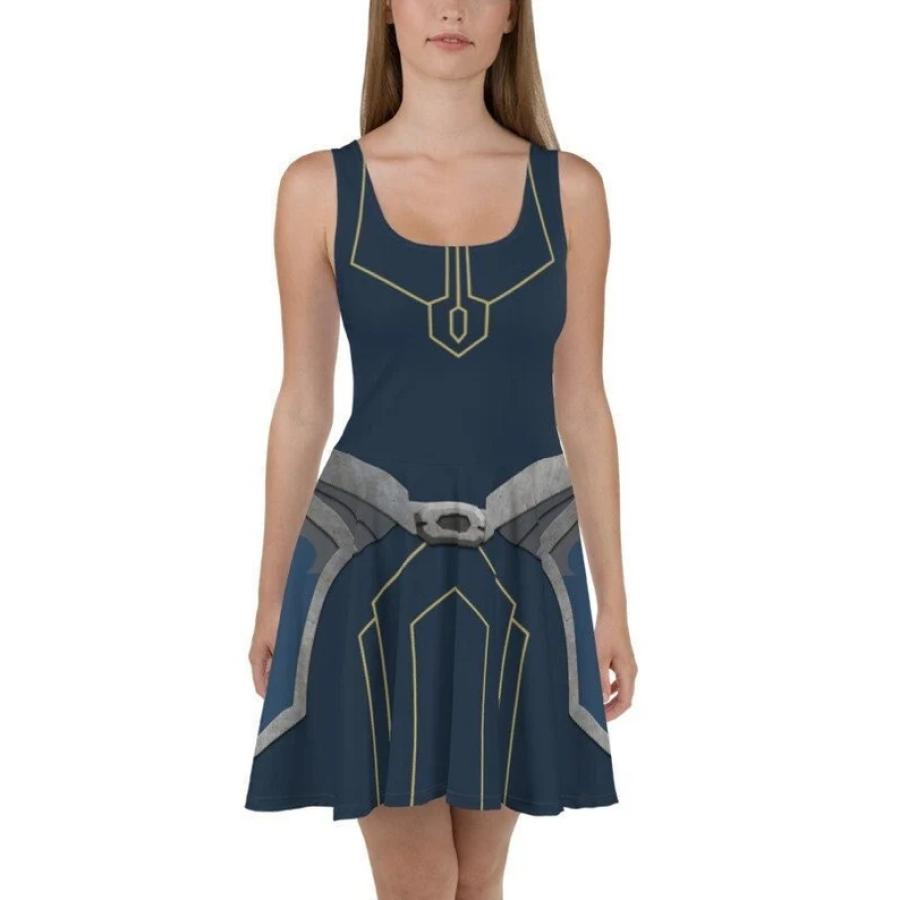 RUSH ORDER: Mandalore Ahsoka Tano Inspired Skater Dress