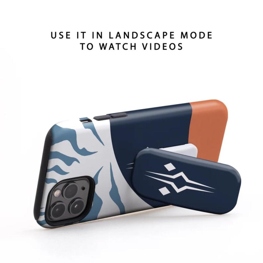 Fulcrum Ahsoka Tano Phone Stand - Grip / Kickstand for iPhone Samsung Galaxy Google Pixel Star Holder Desk Padawan Wars