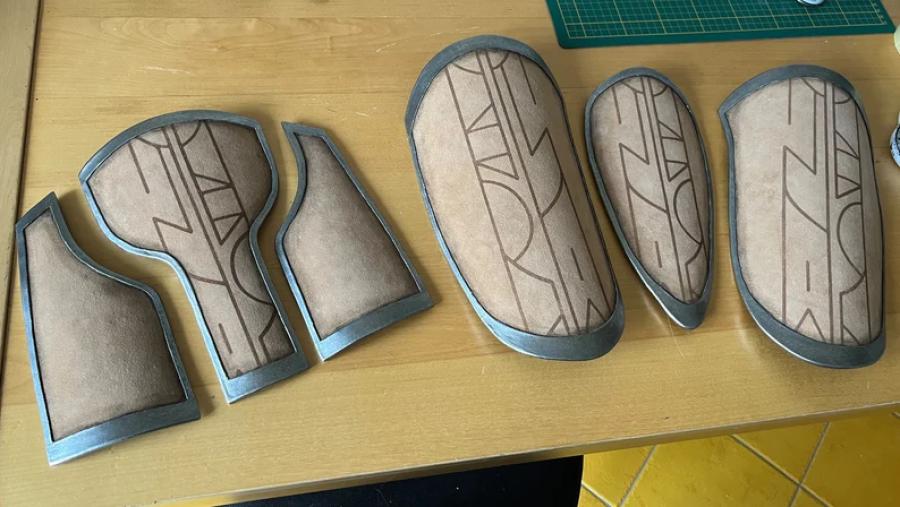 Ahsoka Rebels Fulcrum Inspired Armor Paint Stencil Pattern