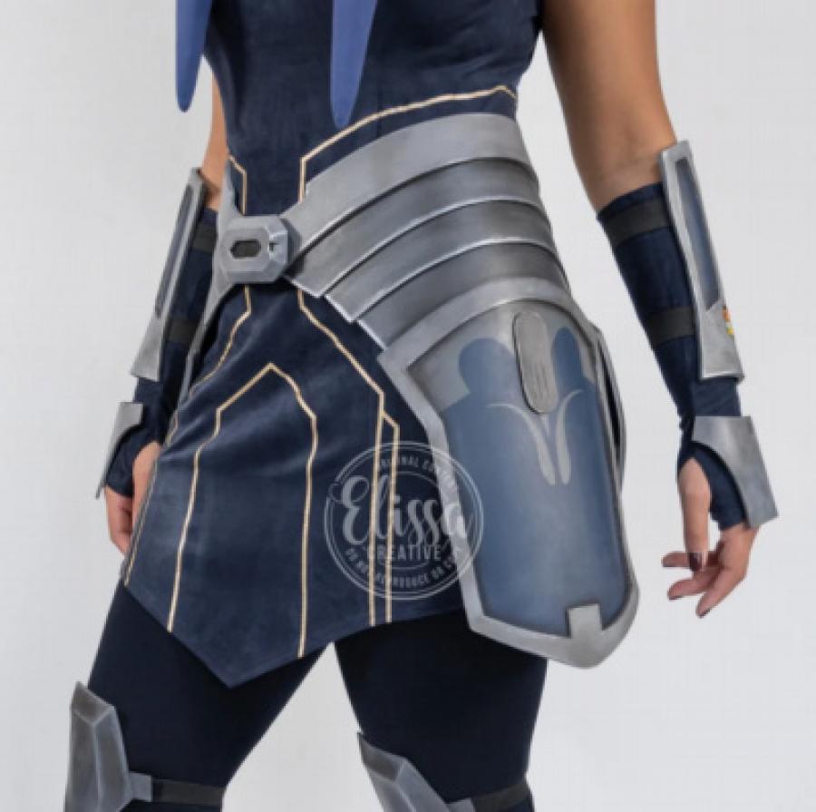 Ahsoka Tano Season 7 Inspired Belt, Hip & Butt Armour Templates | Includes Full Step-by-Step Tutorials