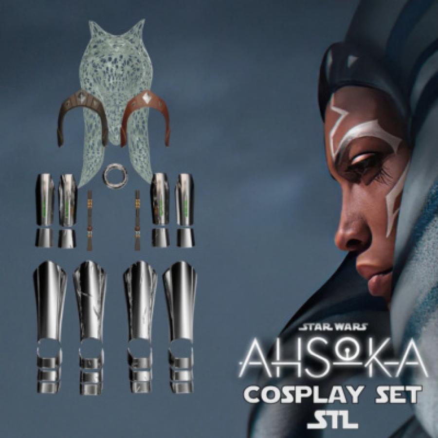 Ahsoka TV series 2023 cosplay Set STL