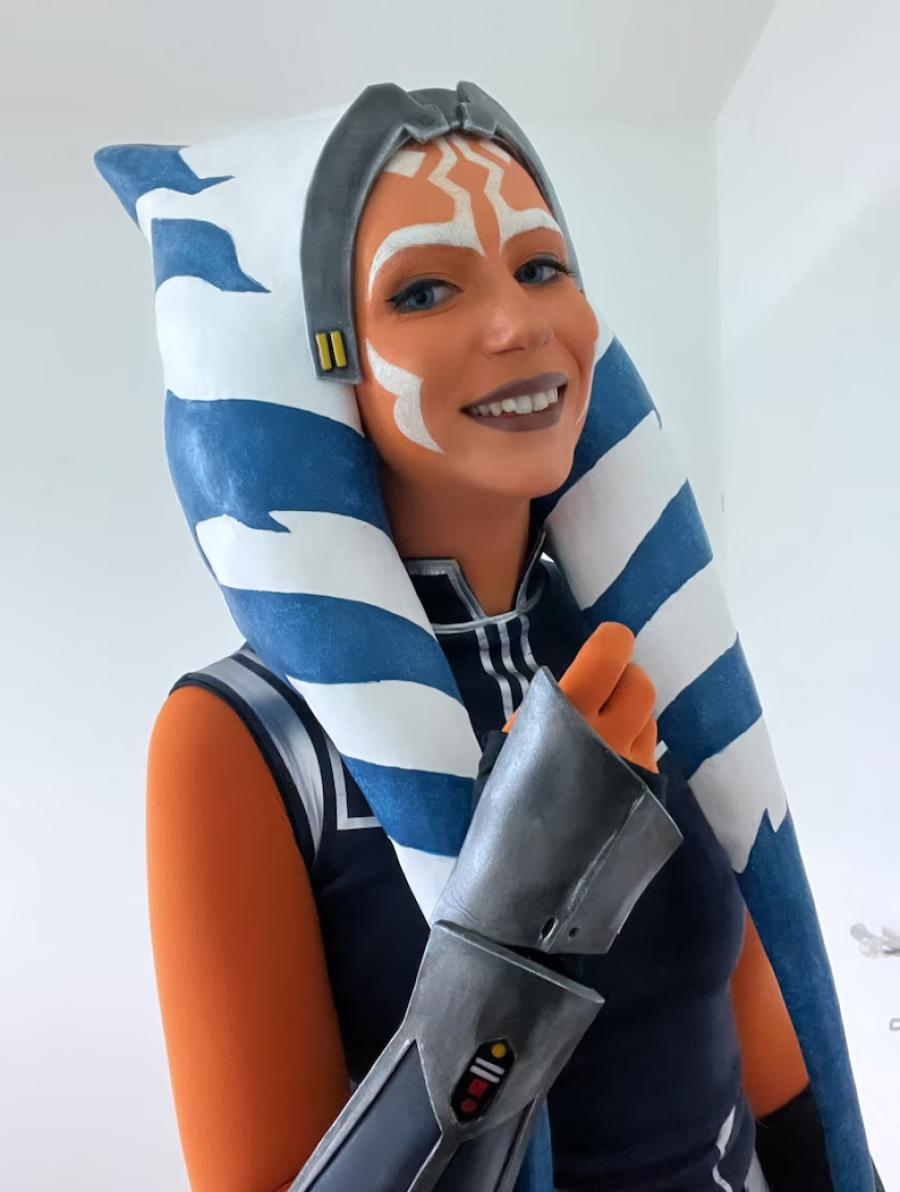 Ahsoka Clone Wars S7 Inspired Face Marking Pattern