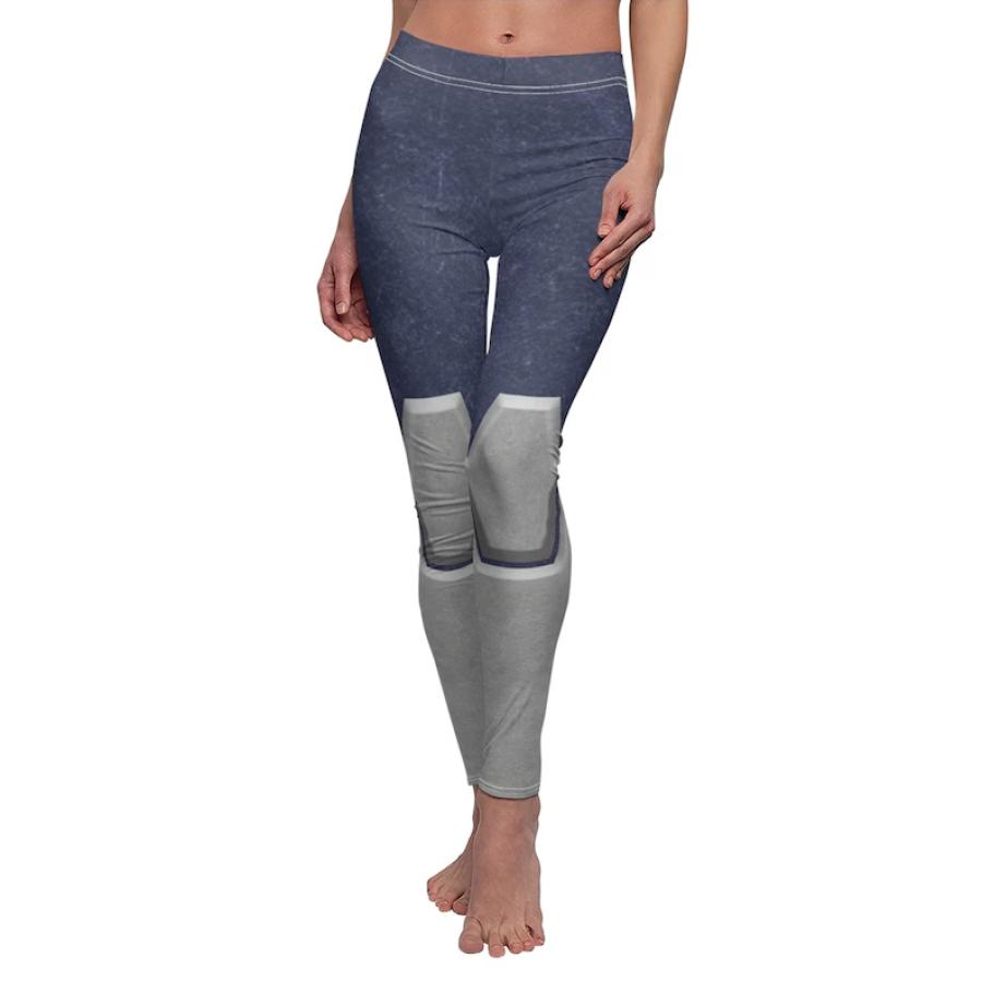 Star Wars Costume, Ahsoka Tano Leggings, Ahsoka Tano Costume, Star Wars Leggings, Clone Wars Leggings, Run Disney Leggings, Womens Leggings