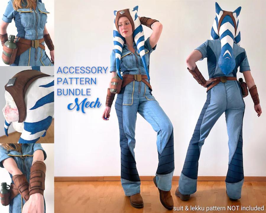 Tales of Jedi Clone Wars Mechanic Ahsoka Inspired Accessories Pattern