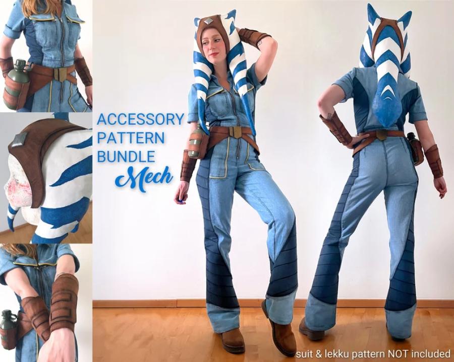 Tales of Jedi Clone Wars Mechanic Ahsoka Inspired Accessories Pattern